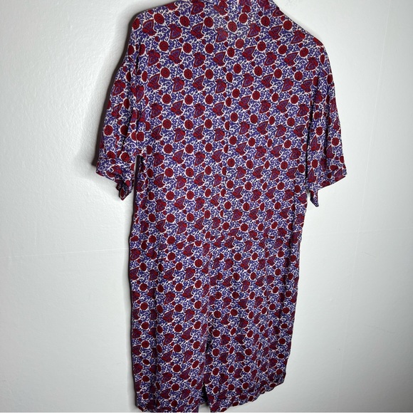 XiRENA Grady Purple Red Floral Paisley Short Sleeve Romper size M - Picture 10 of 11